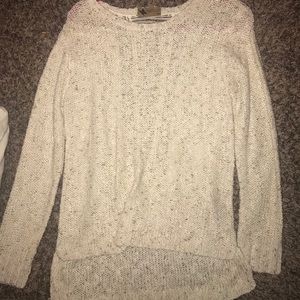 Beige and gold sweater